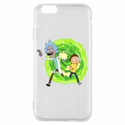 Чехол для iPhone 6/6S Rick and Morty art - PrintSalon