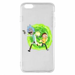 Чехол для iPhone 6 Plus/6S Plus Rick and Morty art - PrintSalon