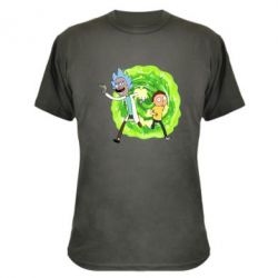 Камуфляжная футболка Rick and Morty art - PrintSalon