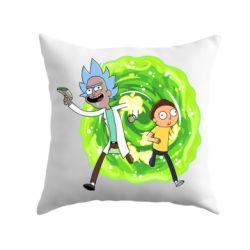 Подушка Rick and Morty art - PrintSalon