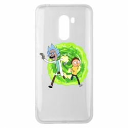 Чехол для Xiaomi Pocophone F1 Rick and Morty art - PrintSalon