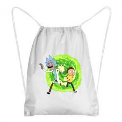 Рюкзак-мешок Rick and Morty art - PrintSalon