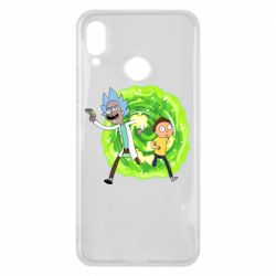 Чехол для Huawei P Smart Plus 2018 Rick and Morty art - PrintSalon