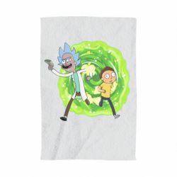 Полотенце с принтом Rick and Morty art - PrintSalon