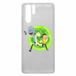 Чехол для Huawei P30 Pro Rick and Morty art - PrintSalon