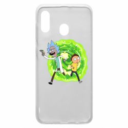 Чехол для Samsung A20 Rick and Morty art - PrintSalon