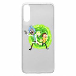 Чехол для Samsung A70 Rick and Morty art - PrintSalon
