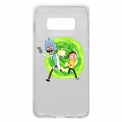 Чехол для Samsung S10e Rick and Morty art - PrintSalon