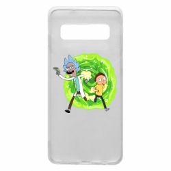 Чехол для Samsung S10 Rick and Morty art - PrintSalon