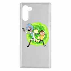 Чехол для Samsung Note 10 Rick and Morty art - PrintSalon