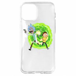 Чехол для iPhone 12 mini Rick and Morty art - PrintSalon