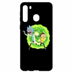 Чехол для Samsung A21 Rick and Morty art - PrintSalon