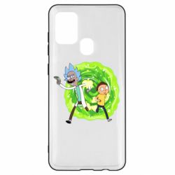 Чехол для Samsung A21s Rick and Morty art - PrintSalon