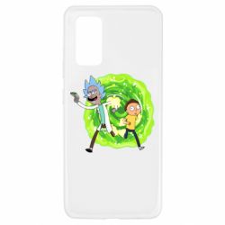 Чехол для Samsung A32 4G Rick and Morty art - PrintSalon