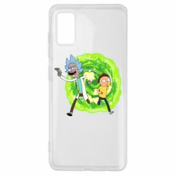 Чехол для Samsung A41 Rick and Morty art - PrintSalon