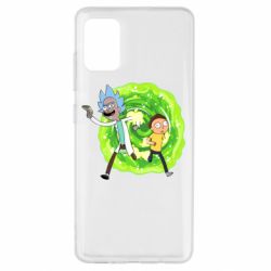 Чехол для Samsung A51 Rick and Morty art - PrintSalon