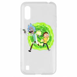 Чехол для Samsung A01/M01 Rick and Morty art - PrintSalon