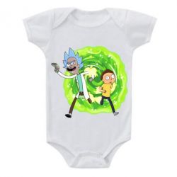Детский бодик Rick and Morty art - PrintSalon