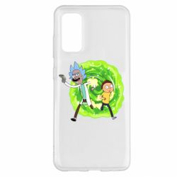 Чехол для Samsung S20 Rick and Morty art - PrintSalon