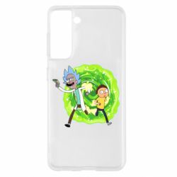 Чехол для Samsung S21 Rick and Morty art - PrintSalon
