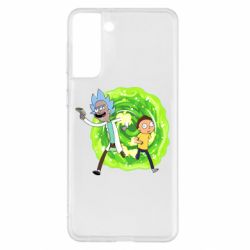 Чехол для Samsung S21+ Rick and Morty art - PrintSalon