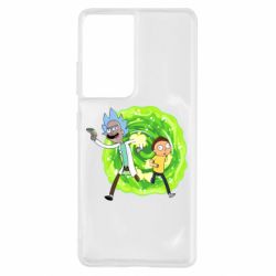 Чехол для Samsung S21 Ultra Rick and Morty art - PrintSalon
