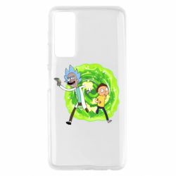 Чехол для Huawei P Smart 2021 Rick and Morty art - PrintSalon