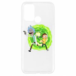 Чехол для Oppo A52/A72/A92 Rick and Morty art - PrintSalon