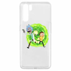 Чехол для Oppo A91/Reno3 Rick and Morty art - PrintSalon