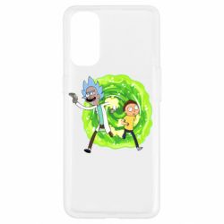 Чехол для Oppo Reno 4 Rick and Morty art - PrintSalon