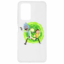 Чехол для Xiaomi Redmi Note 10 Pro Rick and Morty art - PrintSalon