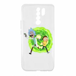 Чехол для Xiaomi Redmi 9 Rick and Morty art - PrintSalon