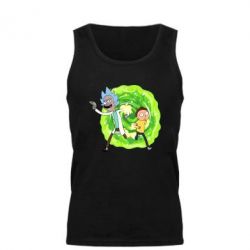 Мужская майка Rick and Morty art - PrintSalon