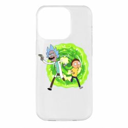 Чехол для iPhone 14 Pro Rick and Morty art - PrintSalon