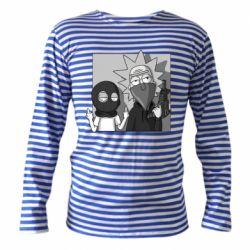 Тельняшка с длинным рукавом Rick and Morty Bandits - PrintSalon