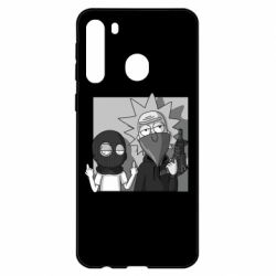 Чехол для Samsung A21 Rick and Morty Bandits