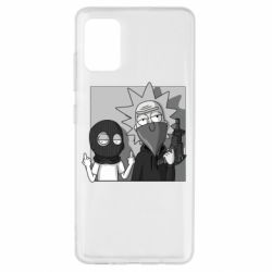 Чехол для Samsung A51 Rick and Morty Bandits - PrintSalon