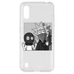 Чехол для Samsung A01/M01 Rick and Morty Bandits