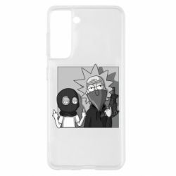 Чехол для Samsung S21 Rick and Morty Bandits - PrintSalon