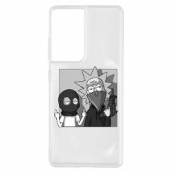 Чехол для Samsung S21 Ultra Rick and Morty Bandits - PrintSalon
