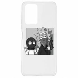 Чехол для Xiaomi Redmi Note 10 Pro Rick and Morty Bandits - PrintSalon