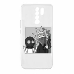 Чехол для Xiaomi Redmi 9 Rick and Morty Bandits - PrintSalon
