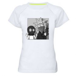 Женская футболка для спорта Rick and Morty Bandits - PrintSalon