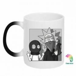 Чашка-хамелеон Rick and Morty Bandits - PrintSalon