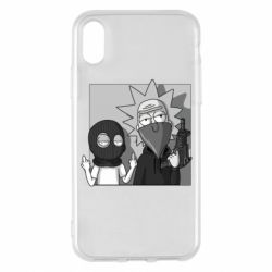 Чехол для iPhone X/Xs Rick and Morty Bandits - PrintSalon