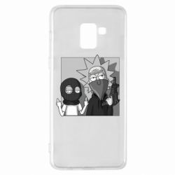 Чехол для Samsung A8+ 2018 Rick and Morty Bandits - PrintSalon