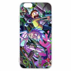 Чохол для iPhone 6/6S Rick and Morty cartoon - PrintSalon