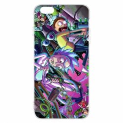 Чохол для iPhone 6 Plus/6S Plus Rick and Morty cartoon - PrintSalon