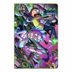 Блокнот з принтом Rick and Morty cartoon - PrintSalon