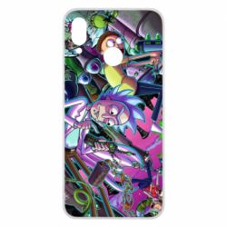 Чохол для Huawei P Smart Plus 2018 Rick and Morty cartoon - PrintSalon